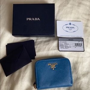 Prada mini wallet